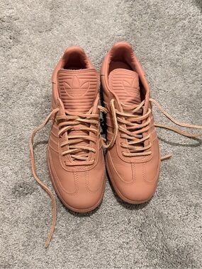 Original Pharrell Williams Humanrace Samba Adidas Clay Pink sneakers